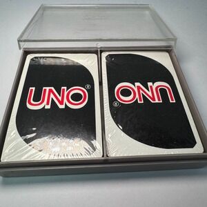 UNO Card Game Complete Vintage International Games 1983 Edition Deluxe SEALED